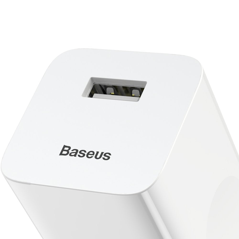Baseus Charging Rapide Chargeur (CCALL-BX02) USB-A 24W QC 3.0 - White