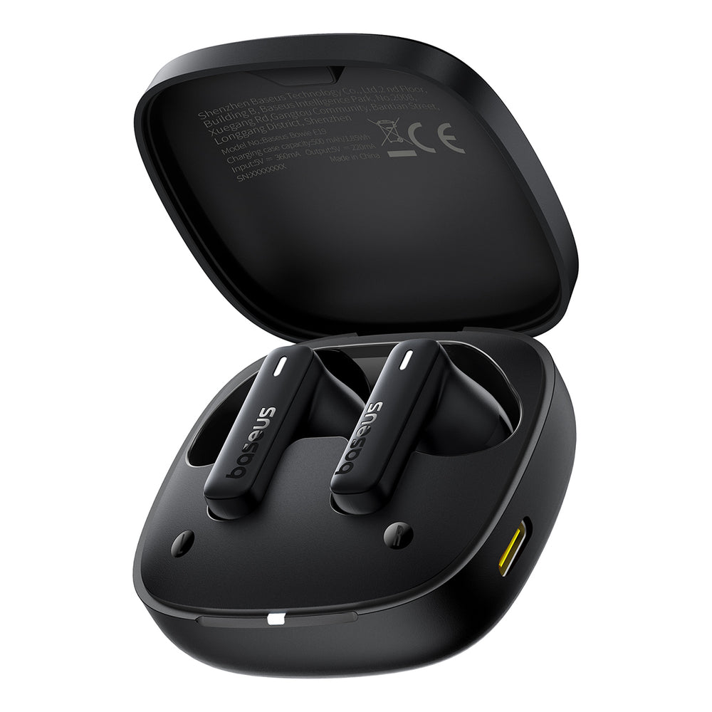 Baseus Bowie E19 TWS Bluetooth sans fil Wireless Headphones - Noir