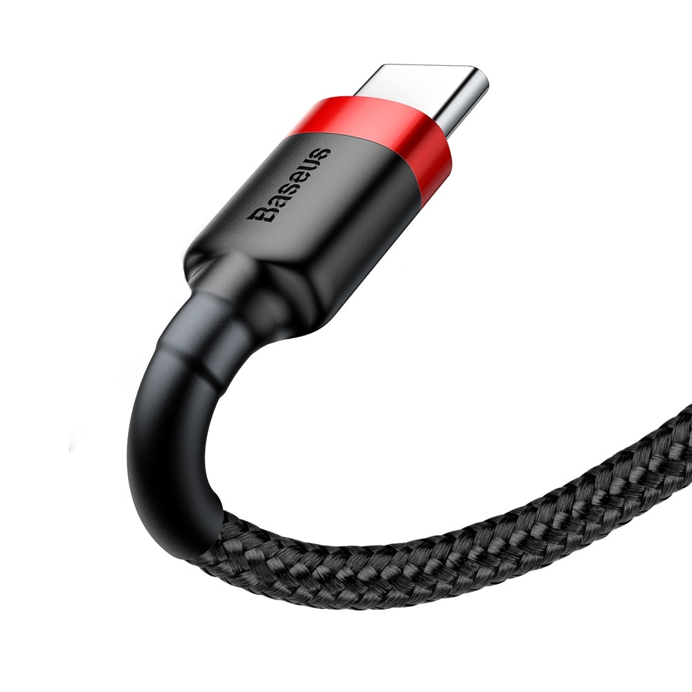 Baseus Cafule USB-A / USB-C QC 3.0 3A Cable 1 m  Rapide Chargeur - Noir et Rouge